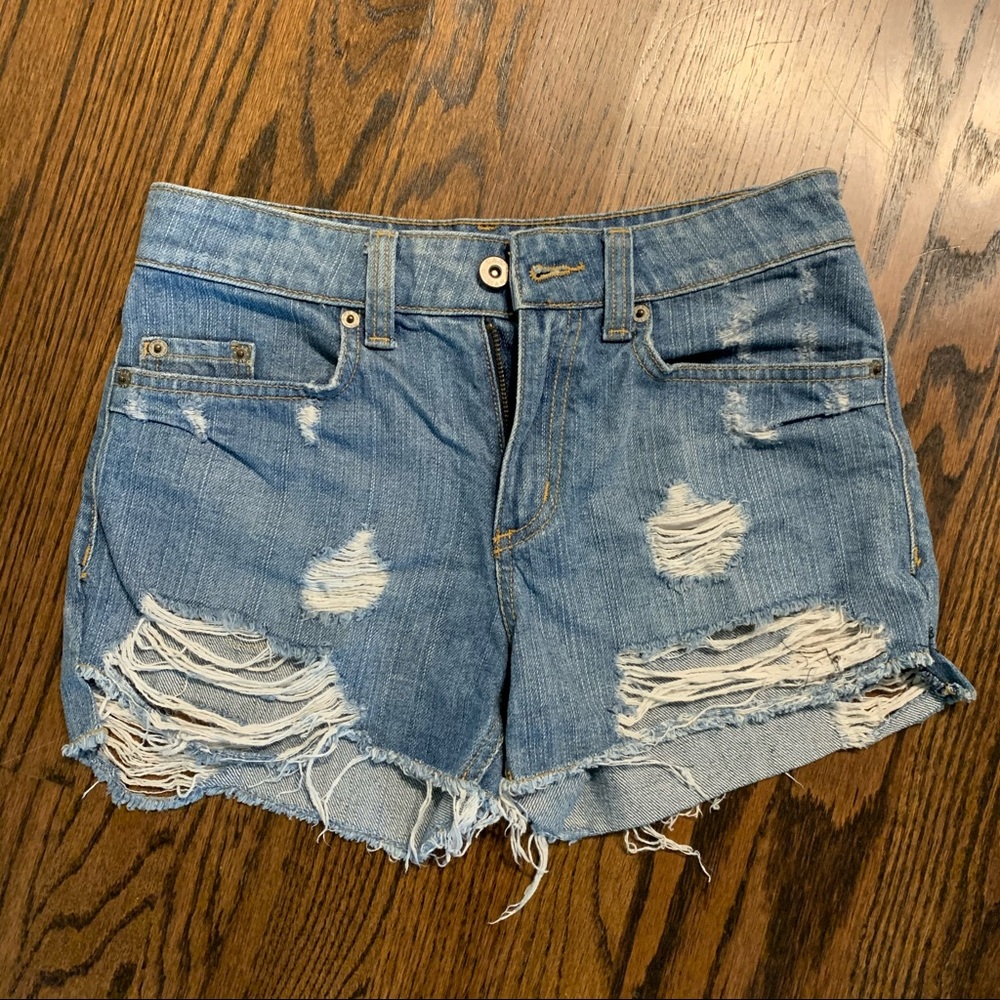 Carmar Distressed Denim Jean Shorts